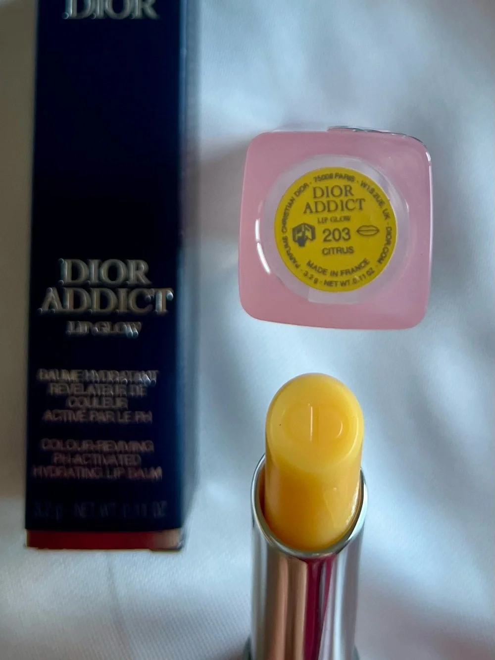 Dior Addict Lip Glow Color Reviver Lip Balm 203 Citrus | New in Box